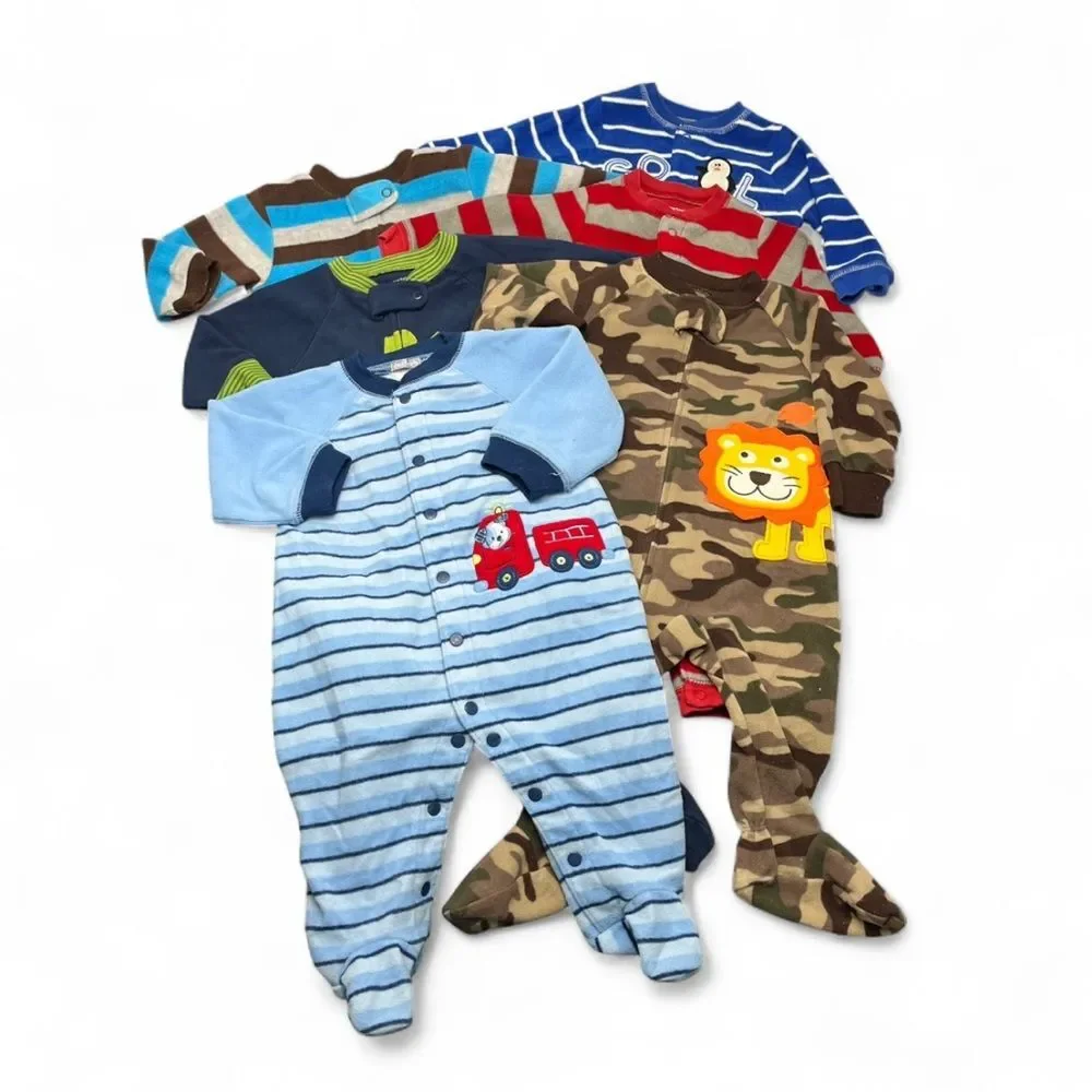 Carter’s Baby Boy Fleece Pajama Bundle 6 Months